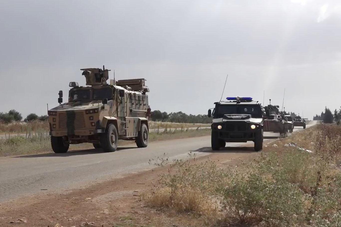 15th joint Turkish-Russian land patrol conducted in Idlib